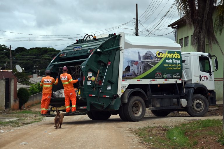 Coletor se feriu com cerâmica em Contenda. Foto: Assessoria de Imprensa/Prefeitura de Contenda