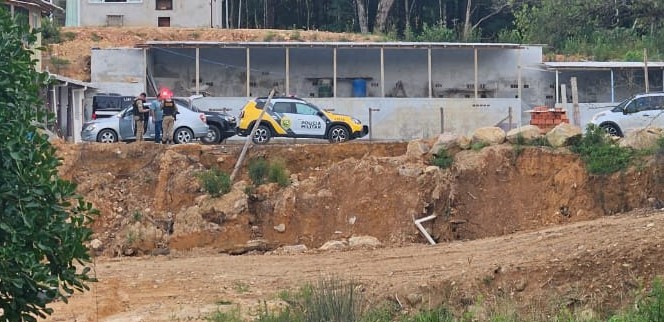 Fato ocorreu na localidade de Gramados, em Piên. Foto: O Regional