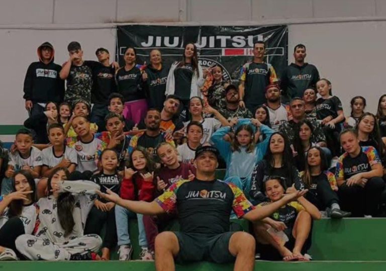 Alunos da equipe pienense de jiu-jitsu. Foto: Divulgação