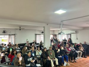 Conferência municipal dos direitos da Pessoa Idosa realizada em agudos do sul. Foto: Assessoria de Imprensa/Prefeitura de Agudos do Sul