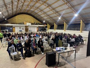 Profissionais do setor educacional participaram de capacitação. Foto: Assessoria de Imprensa/ Tijucas do Sul