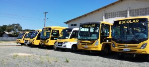 Nova linha de transporte escolar beneficiará o bairro Monjolinho. Foto: Assessoria de Imprensa/Prefeitura de Piên
