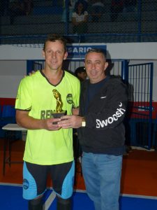 Goleiro menos vazado do futsal quarentinha de Piên. Foto: O Regional