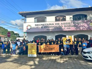 Caminhada reuniu representantes de diversos setores da sociedade. Foto: Assessoria de Imprensa/Prefeitura de Agudos do Sul