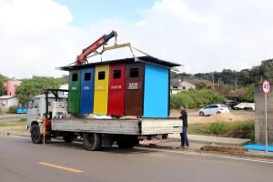 Ecopontos foram instalados em comunidades de Piên. Foto: Assessoria de Imprensa/Prefeitura de Piên