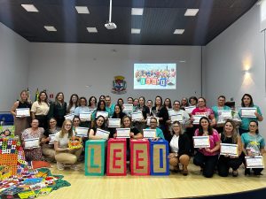 Encerramento do curso Formação de Leitura e Escrita na Educação Infantil ocorreu na última sexta-feira. Foto: Secretaria de Educação de Piên