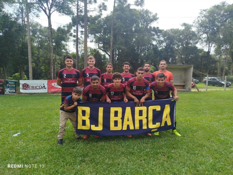 BJ Barça Itaiópolis vence e garante primeiro lugar na chave do campeonato do Ninho do Corvo foto: Divulgação