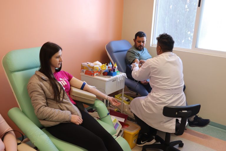 Coleta de sangue em Piên foi realizada na última semana. Foto: Assessoria de Imprensa/Prefeitura de Piên