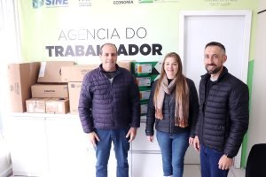 Governo do Paraná repassou equipamentos para Agência do Trabalhador de Piên. Foto: Assessoria de Imprensa/Prefeitura de Piên