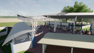 Projeto da nova estrutura da Praça da Paz. Foto: Divulgação