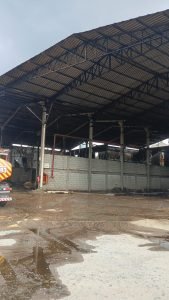 Incêndio em empresa em Piên foi atendido pelos Bombeiros. Foto: Divulgação/Bombeiros