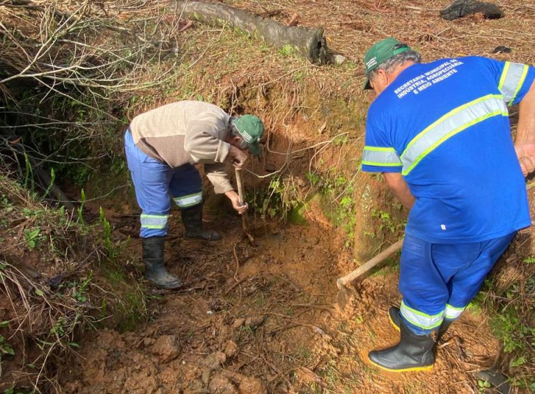 Recuperação das nascentes já foram iniciadas. Foto: Assessoria de Impresa/Prefeitura de Contenda