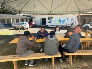 Serviços sociais foram levados para os moradores do Chimboveiro. Foto: Assessoria de Imprensa/Prefeitura de Mandirituba