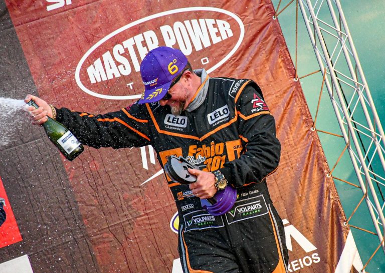 Fabio Claudino garantiu pódio na Fórmula Truck. Foto: Divulgação/Tiago Soares