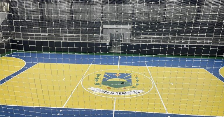 Ginásio central será palco da grande final do futsal tenenteano. Foto: Assessoria de Imprensa/Prefeitura de Campo do Tenente