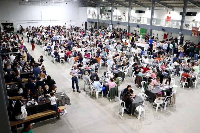 Evento reuniu uma quantidade expressiva de pessoas. Foto: Assessoria de Imprensa/Prefeitura de Piên