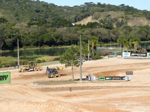 Pista sendo preparada para as disputas do velocross. Foto: O Regional