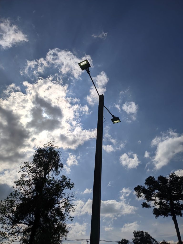 Município avançou no sistema de iluminação com luminárias de LED. Foto: Assessoria de Imprensa/Prefeitura da Lapa