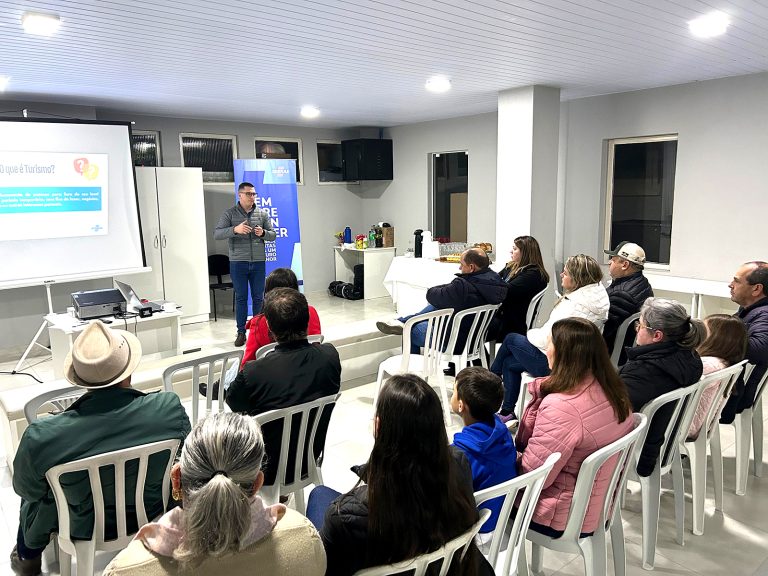 Reunião de alinhamento do projeto de construção do Plano Municipal de Turismo. Foto: Assessoria de Imprensa/Prefeitura de Piên