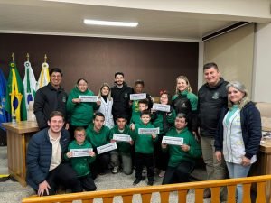 Representantes ocupam o plenário no 1° Parlamento da Pessoa com Deficiência. Foto: Assessoria de Imprensa/Prefeitura de Campo do Tenente