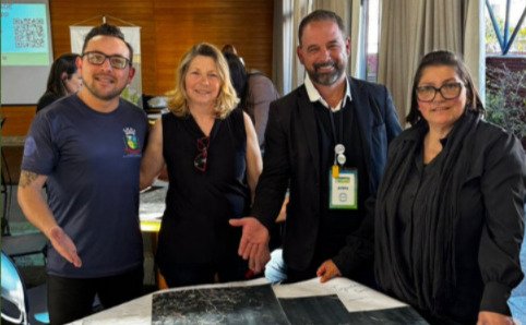 Representantes do município participaram do encontro. Foto: Assessoria de Imprensa/Prefeitura de Tijucas do Sul