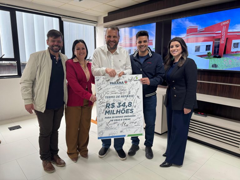 Município foi contemplado com recursos para construção de nova unidade do CREAS. Foto: Assessoria de Imprensa/Prefeitura de Mandirituba