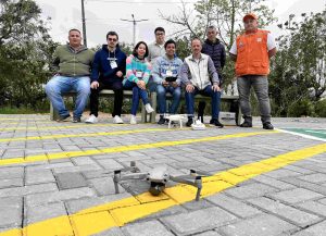 Alunos concluíram curso de operação de drones. Foto: Assessoria de Imprensa/Prefeitura de Contenda