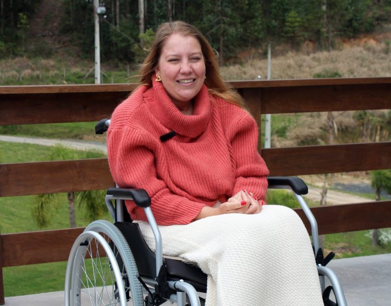 Eduarda relatou o processo de reabilitação e rotina. Foto: Arquivo/O Regional