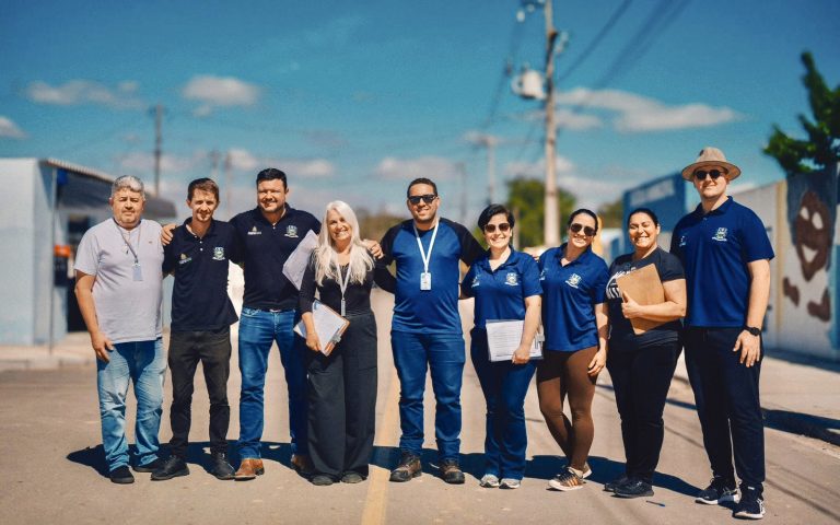 Equipe da prefeitura concluiu mais uma etapa do programa de regularização fundiária. Foto: Assessoria de Imprensa/Prefeitura de Campo do Tenente