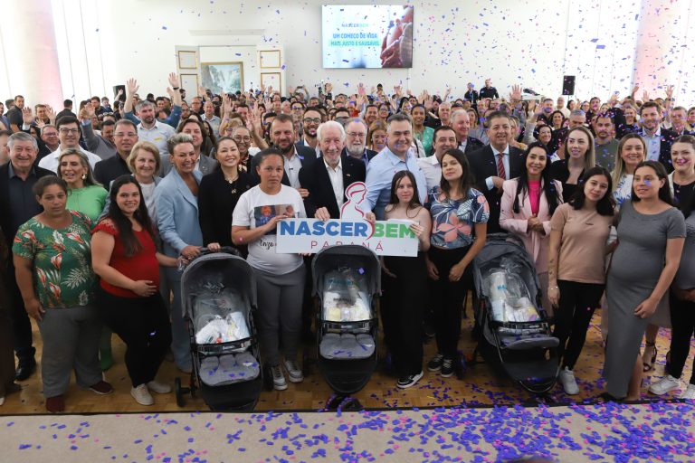 Estado fez o lançamento do programa Nascer Bem Paraná. Foto: Ari Dias/AEN
