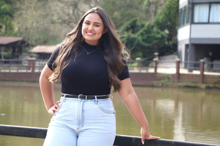 Maria Eduarda Herzog Moreira Carvalho, candidata a Rainha de Piên. Foto: Assessoria de Imprensa/Prefeitura de Piên