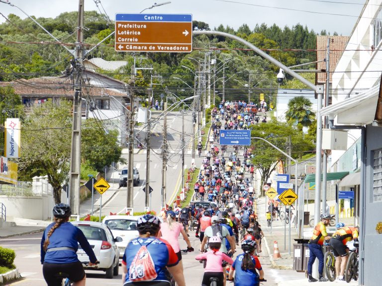 Pedal do Santuário reúne centenas de participantes anualmente. Foto: Arquivo/O Regional