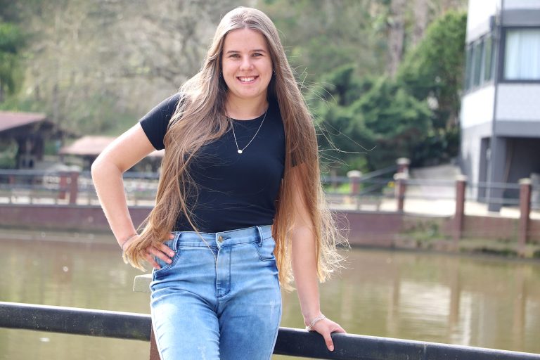 Sheila Alves, candidata a Rainha de Piên. Foto: Assessoria de Imprensa/Prefeitura de Piên