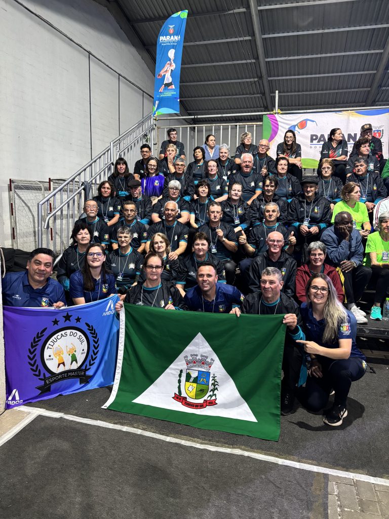 Atletas participaram da competição em Guaratuba. Foto: Assessoria de Imprensa/Prefeitura de Tijucas do Sul