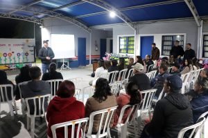 Apresentação reuniu representantes municipais e moradores do bairro. Foto: Assessoria de Imprensa/Prefeitura de Piên