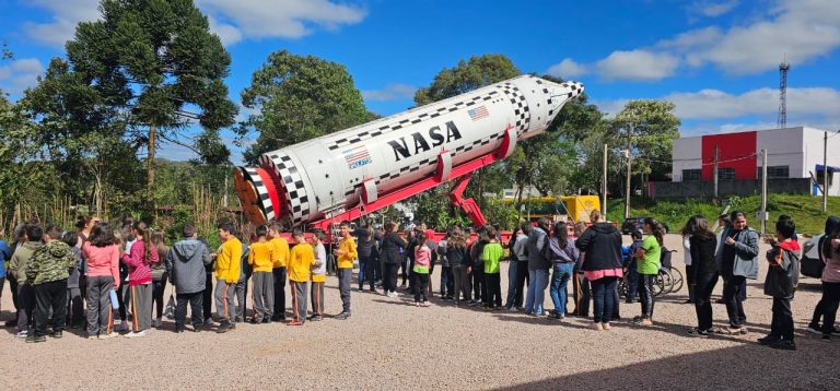 Crianças das escolas da rede municipal participaram de atividades recreativas. Foto: Assessoria de Imprensa/Prefeitura de Quitandinha