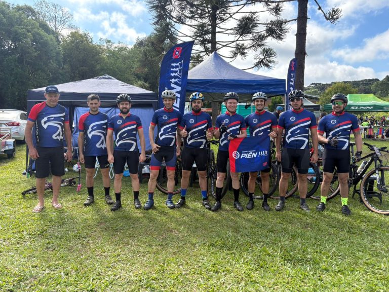 Pienenses participaram de prova de bike em Mandirituba. Foto: Divulgação