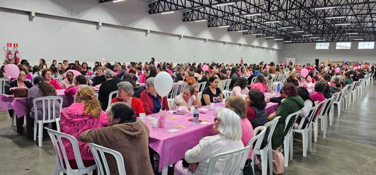 Ação reuniu mulheres de diversas idade e localidades de Quitandinha. Foto: Assessoria de Imprensa/Prefeitura de Quitandinha