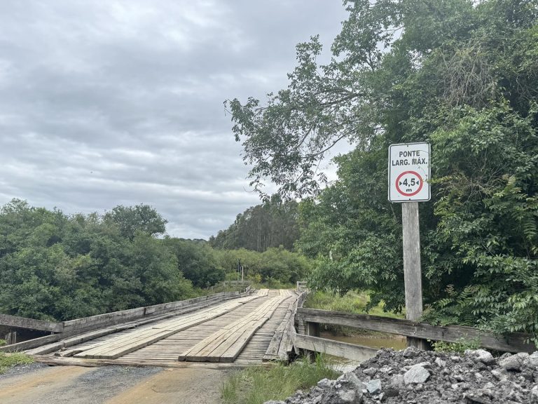 Ponte será interditada totalmente nas próximas semanas. Foto: Assessoria de Imprensa/Prefeitura da Lapa