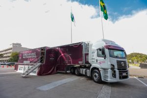 Atendimentos foram realizados pela Carreta Saúde da Mulher. Foto: Geraldo Bubniak/AEN