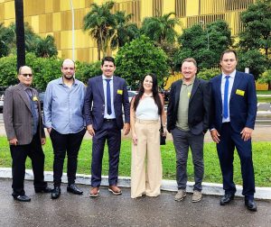 Comitiva garantiu recursos para a cidade. Foto: Assessoria de Imprensa/Prefeitura de Agudos do Sul