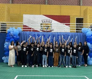 Alunos concluíram mais uma etapa da trajetória escolar. Foto: Assessoria de Imprensa/Prefeitura de Agudos do Sul