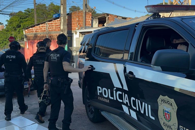 Cinco indivíduos foram presos durante operação da PCPR. Foto: Cristiane Cardoso/Sesp