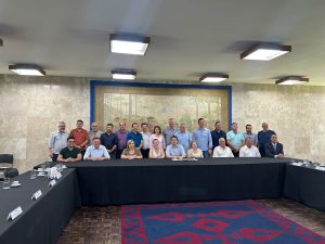 Prefeito esteve presente representando o município. Foto: Assessoria de Imprensa/Prefeitura de Agudos do Sul