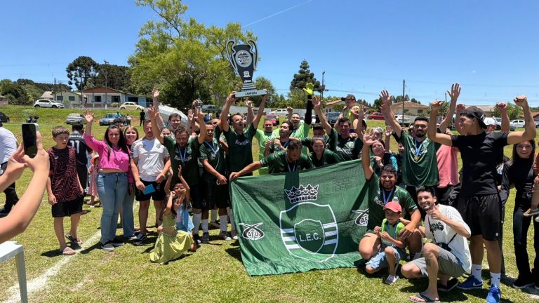 Lageado garantiu o título do suíço tenenteano. Foto: Departamento de Esportes