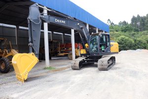 Nova máquina foi recebida pela prefeitura de Piên. Foto: Assessoria de Imprensa/Prefeitura de Piên