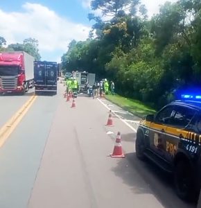 Atropelamento resultou na morte de um homem na BR-116. Foto: Reprodução