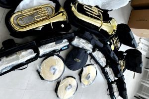 Novos equipamentos musicais foram incorporados à banda. Foto: Assessoria de Imprensa/Prefeitura de Piên