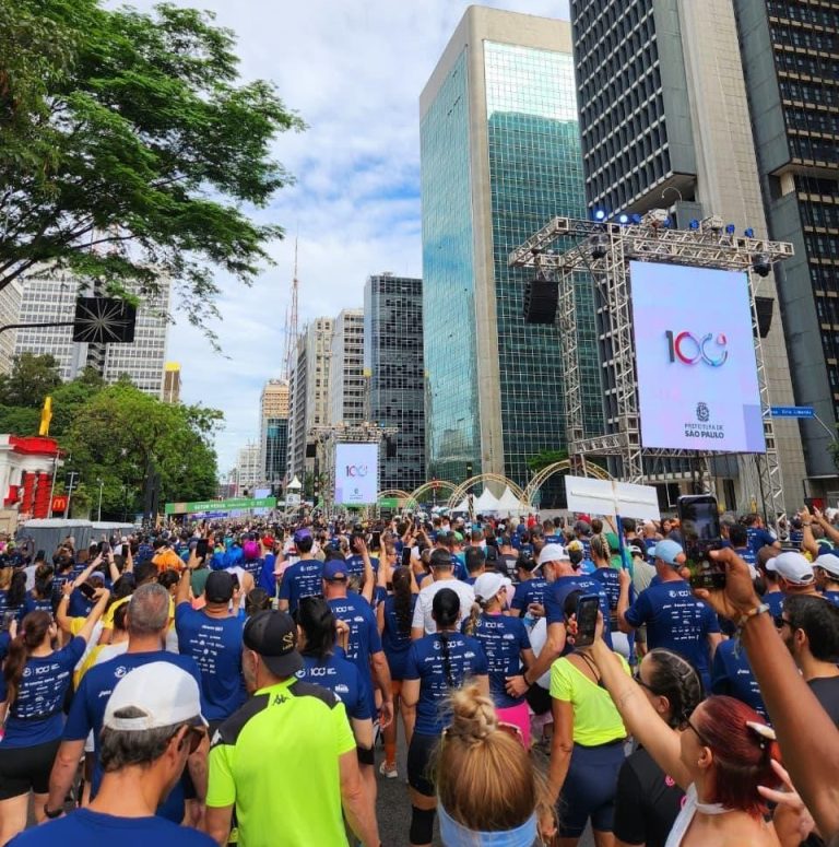 Corrida de São Silvestre contou com participantes da região entre os 55 mil inscritos. Foto: Divulgação