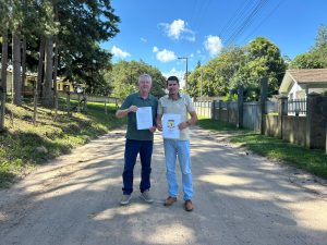Recursos prevê obras de pavimentação para diversas ruas. Foto: Assessoria de Imprensa/Prefeitura de Agudos do Sul